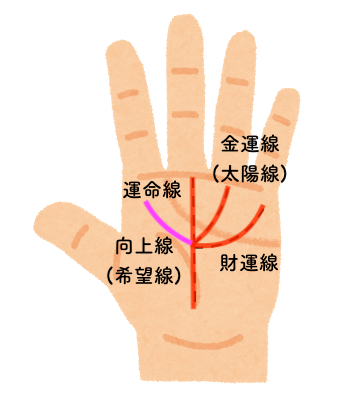 手相占い 無敵の成功者の手相 覇王線とは
